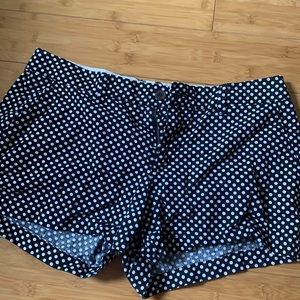 Old navy black and white polkadot shorts size 8